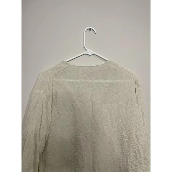 Vintage Amelia’s 100% Silk Textured Button Front Top - Picture 6 of 8